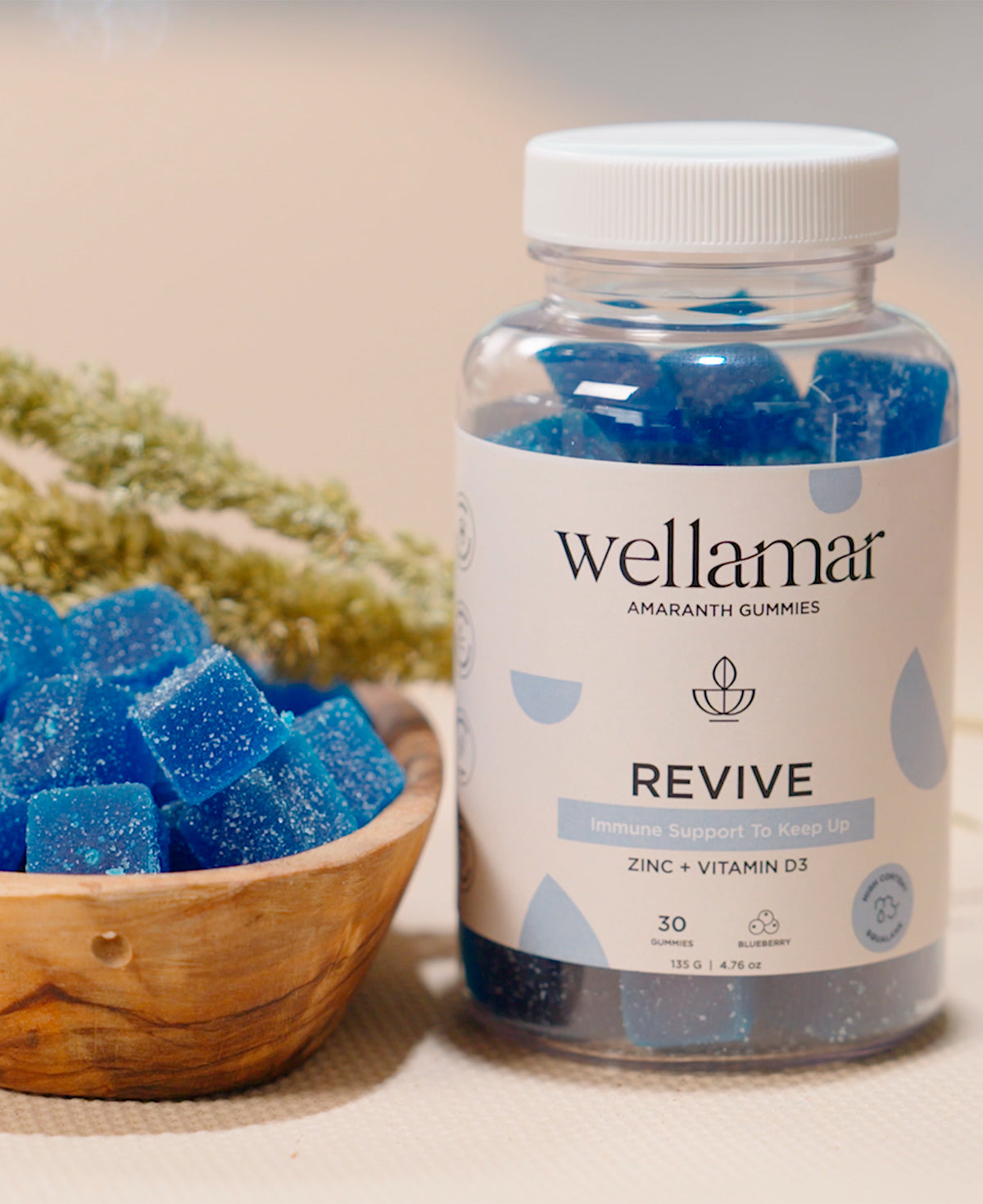 Revive: Amaranth Oil & Vitamin D + Zinc Gummies – Wellamar